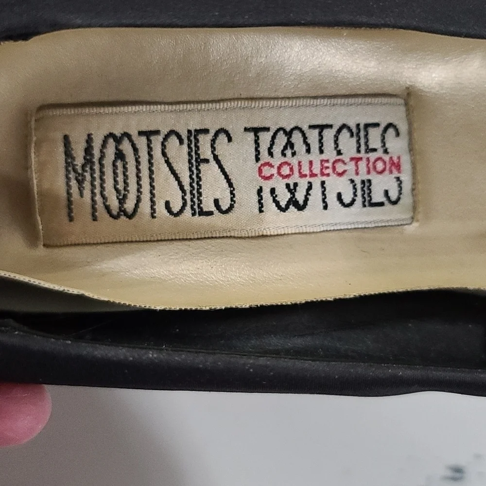 Mootsies Tootsies Heeled‎ Pumps Black Slip-ons Comfort Size 8.5 GUC READ